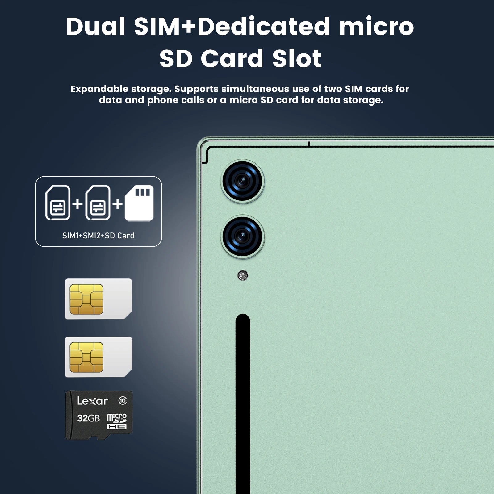 2025 New S10 Ultra Original Tablet Android 15 22GB+2TB Tablette 10.1inch Touch Tablets PC WIFI Global Version 5G Dual SIM Card