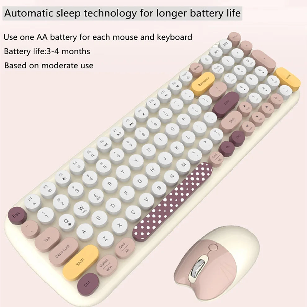 Mofii Wireless Keyboard And Mouse For PC 2.4Ghz Multi Device Keyboard Mouse Comb For Notebook Laptop Computer Keyboard Set