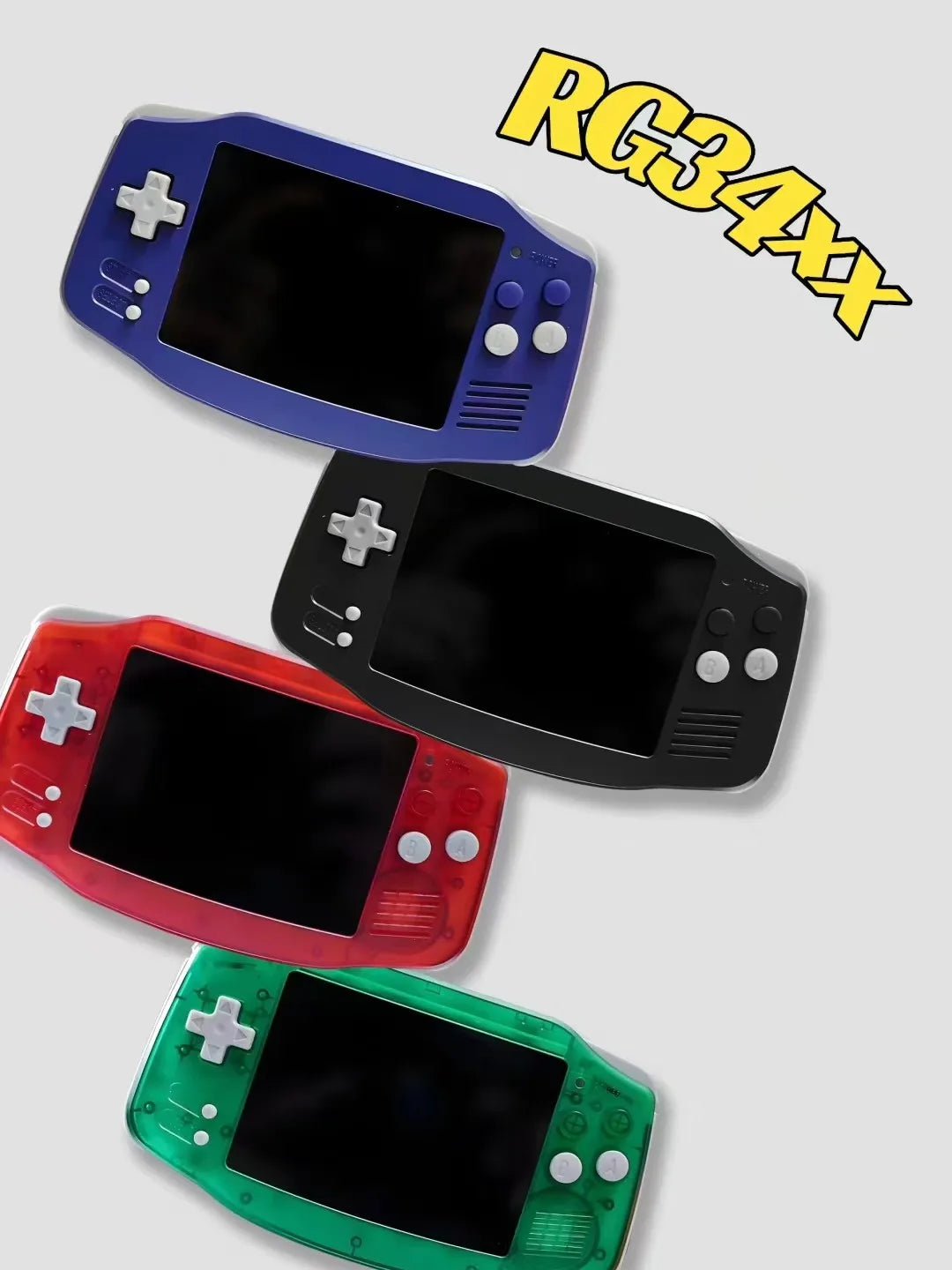 ANBERNIC RG34XX Handheld Game Console 3.4inch IPS Screen Linux 64-bit System RG 34XX 32G Retro Video Game Players WiFi PSP Gift