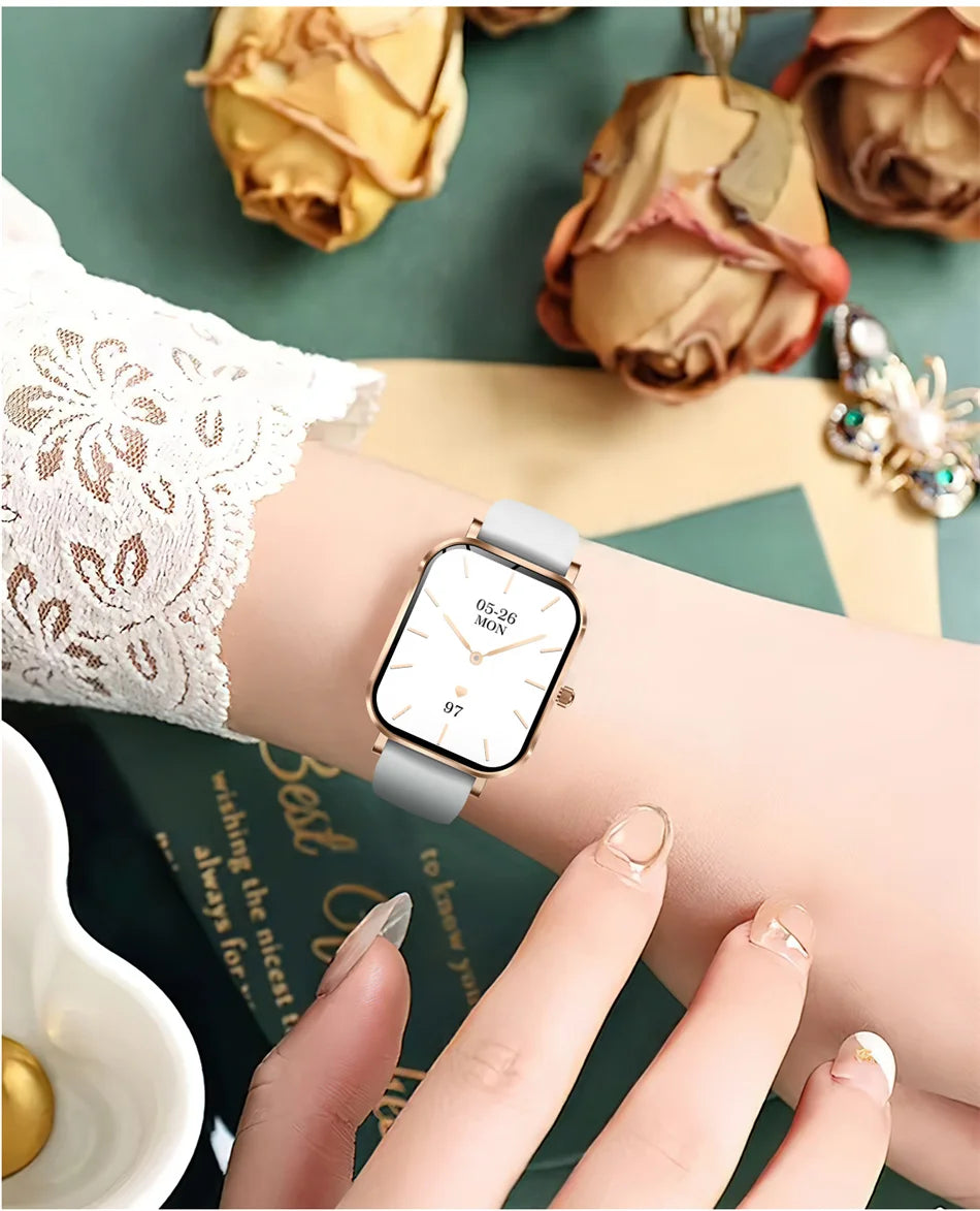 Xiaomi Fashion Women Smartwatch AMOLED HD Screen Heart Rate Blood Oxygen Monitoring BT Call Sports Smartwatch Woman