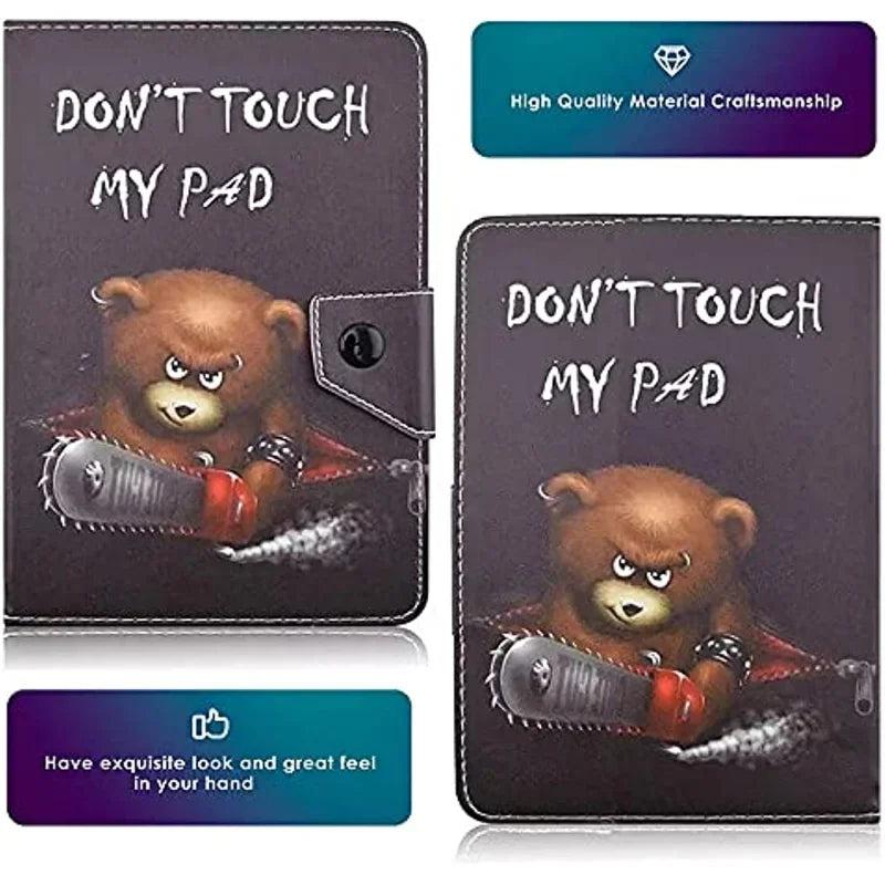 Universal 7"8"10.1"Tablet Case,8inch 10inch Tablet Cover,Folio Leather Stand Shell Case for 7-10.5 inch Android/iOS/Windows Capa