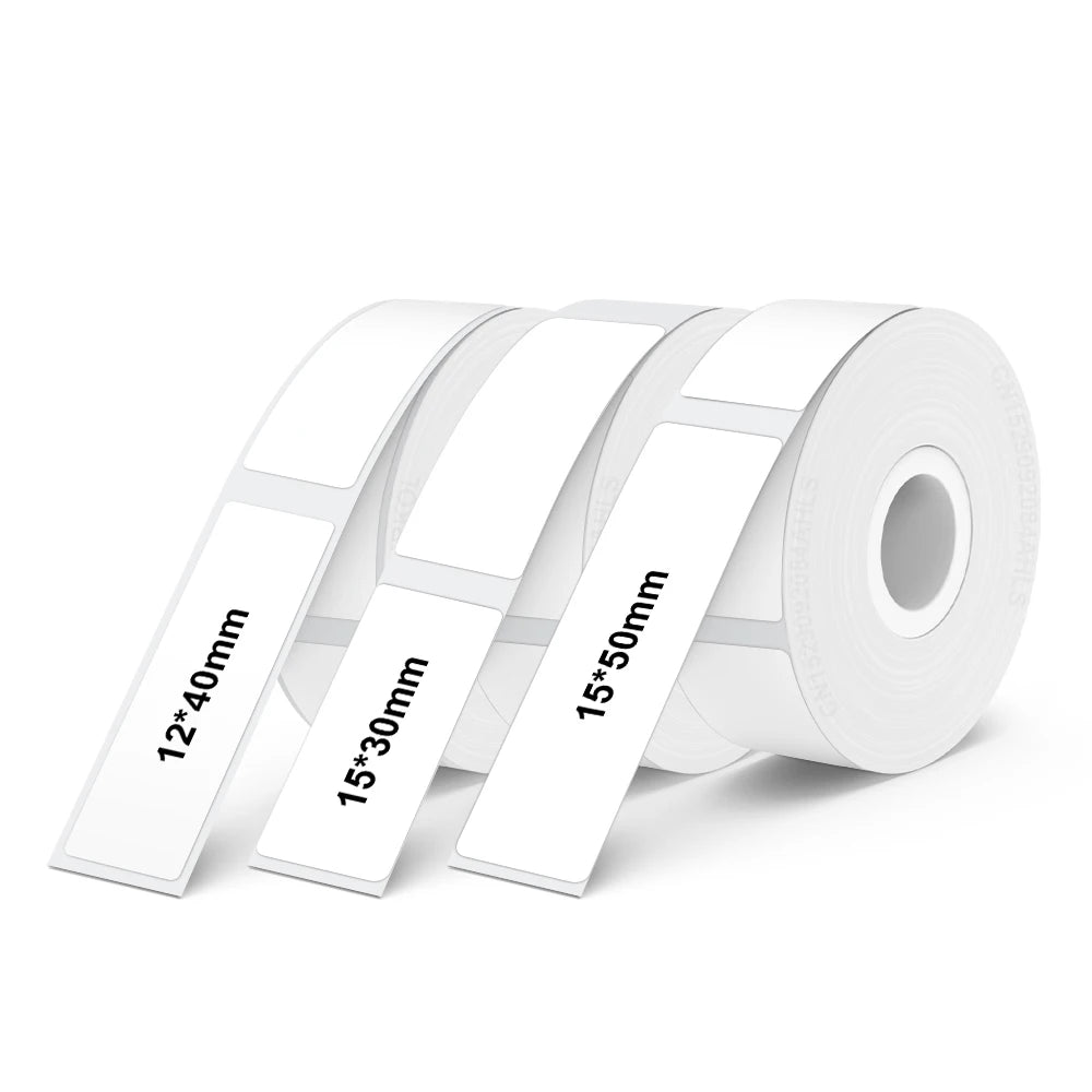 Portable Mini Label Printer D12 Bluetooth Inkless Thermal Printer Connect Phone Edit Printing Self Adhesive Sticker Labeller