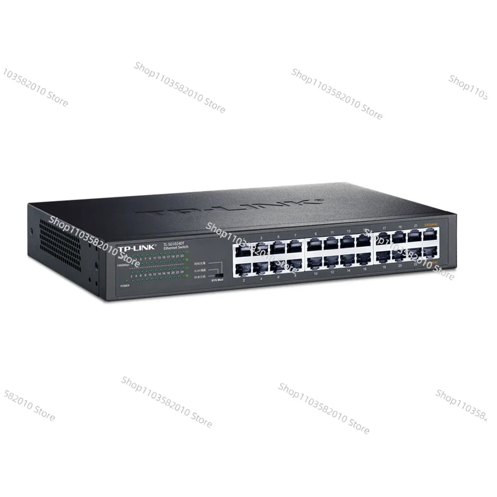 TP-LINK TL-SG1024DT T Series 24-port full Gigabit Non-network Management Switch With Ear Hooks