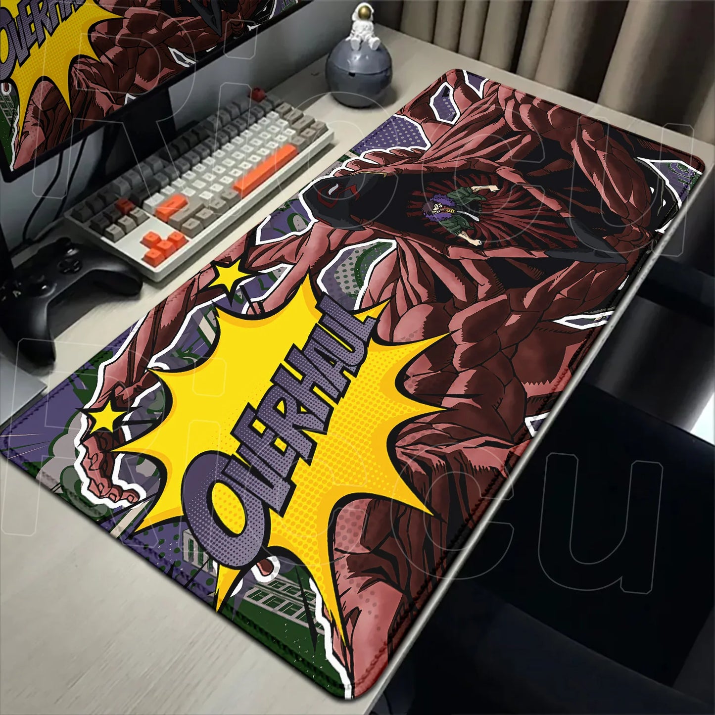 Japan Anime My Hero Academia Mousepad Bakugou Katsuki Large Lock Edge Keyboard Pad For Gamer Computer Desk Mats Anti-slip Rubber