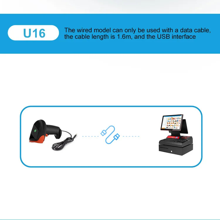 portable scanner barcode scanner 1D 2D QR 2.4G Bluetooth Wireless scanner documents negative scanner barcode BOLAND scanner
