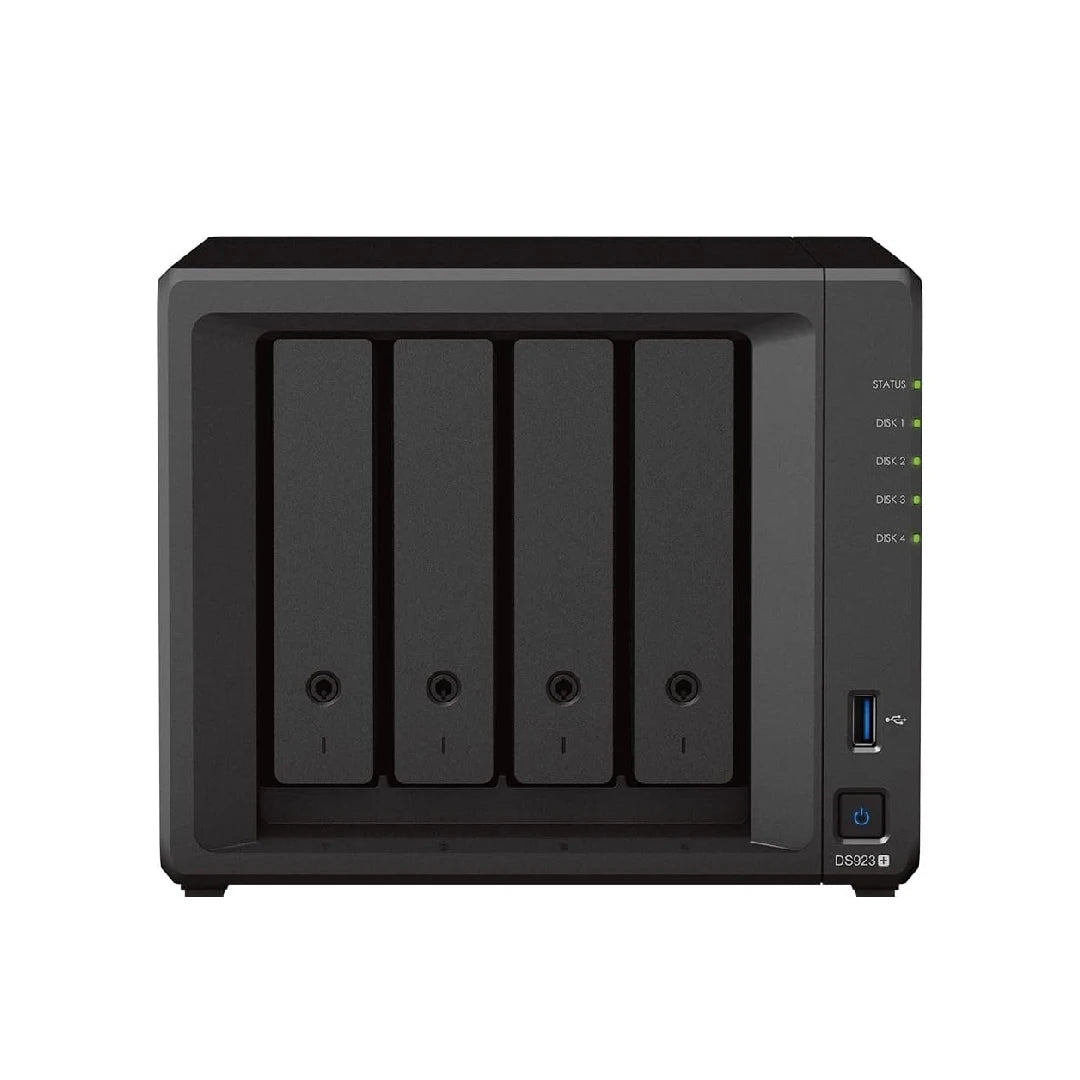 Synology DS923+(8GB Synology Ram) 4-Bay Diskstation NAS Enclosure Network Cloud Storage Server （Diskless）