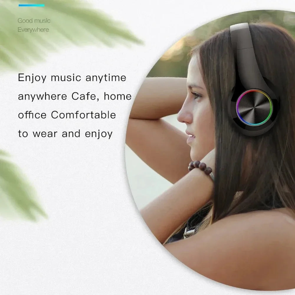 XIAOMI Bluetooth Headset Wireless Headphones Foldable HiFi Stereo Earphone With Mic Support SD Card FM For Xiaomi Iphone