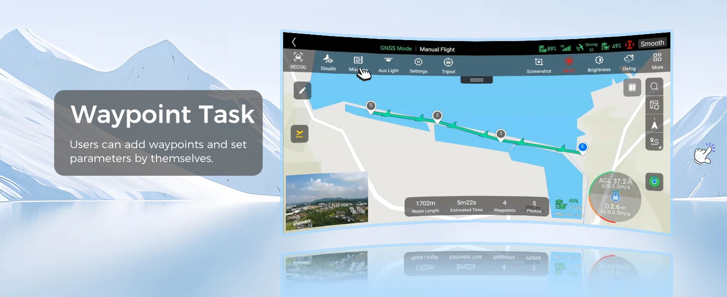 Autel Robotics EVO Lite 6K Enterprise Professional Drone 6K Camera UAV 40 Minutes Flight Time 12km Long Range Drone Basic Combo