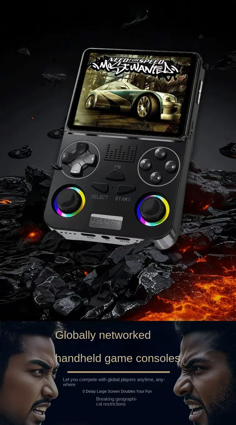 Portable Android Handheld Game Console Support Global Online PVP Play PSP & Nostalgic Retro Arcade Games