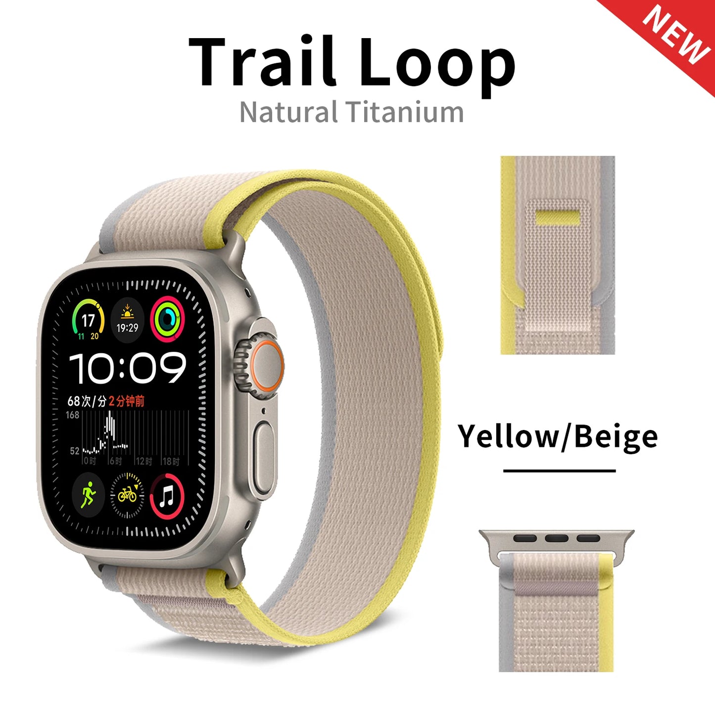 2025 New Suitable for Apple Watch  High Quality Nylon Strap Trail Loop For Watch Series 11 10 9 8 7 SE 3 Ultra 3 2 Band Iwatch
