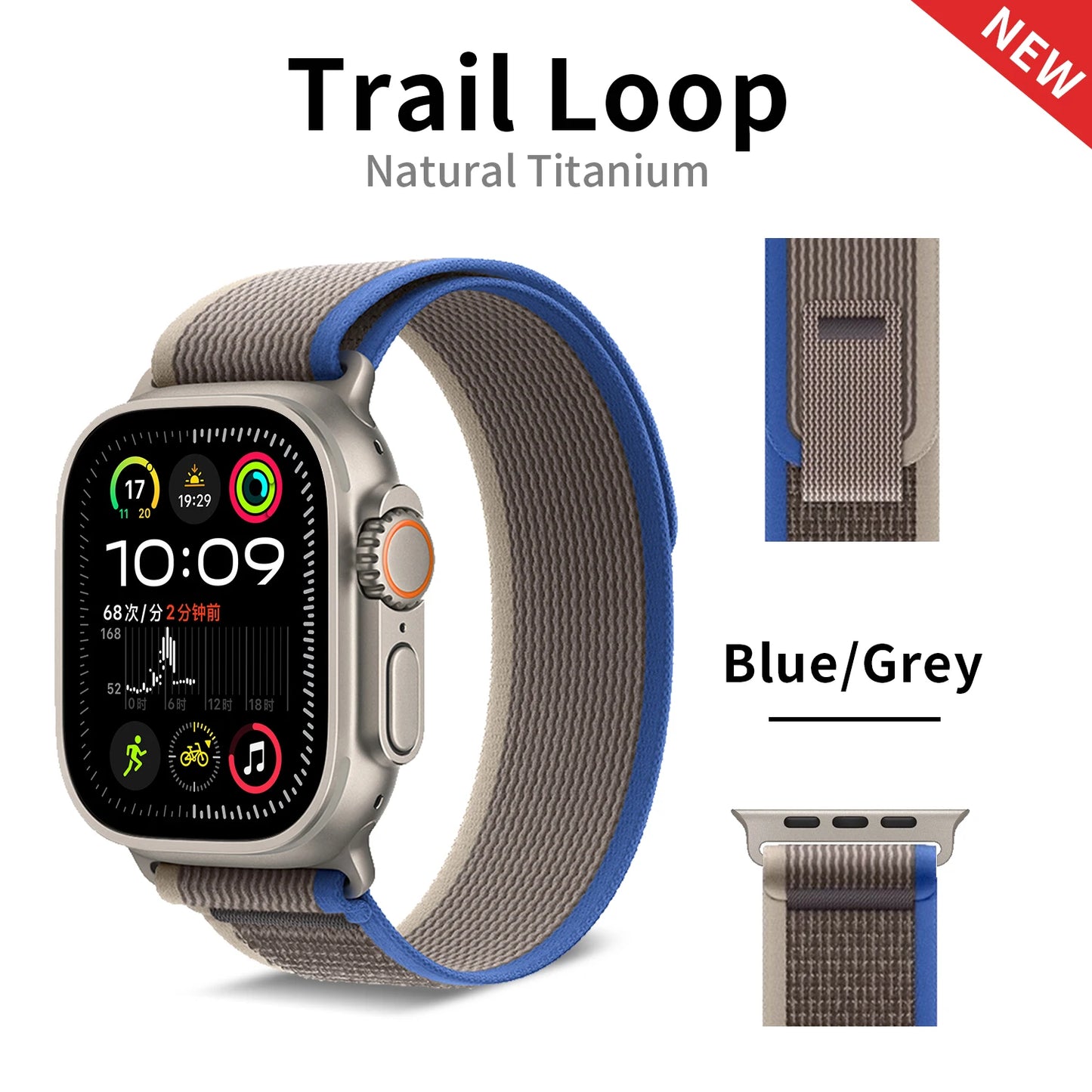 2025 New Suitable for Apple Watch  High Quality Nylon Strap Trail Loop For Watch Series 11 10 9 8 7 SE 3 Ultra 3 2 Band Iwatch