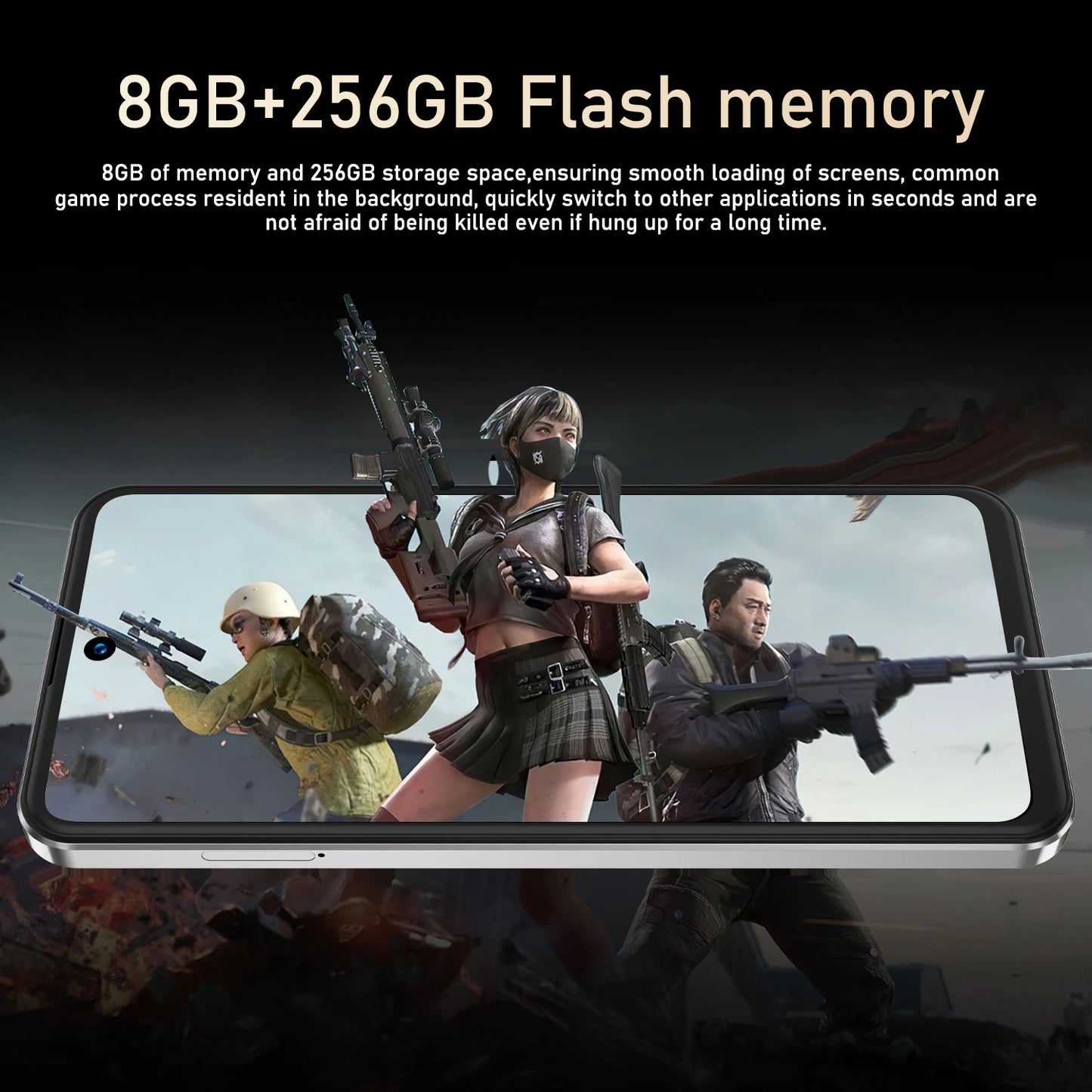 Global Vision M17 Pro Max Smartphone 5G Android 8GB RAM 256GB ROM 6.56 Inch Phone 720x1612HD 24+48MP 4G 5G Network Mobile Phones