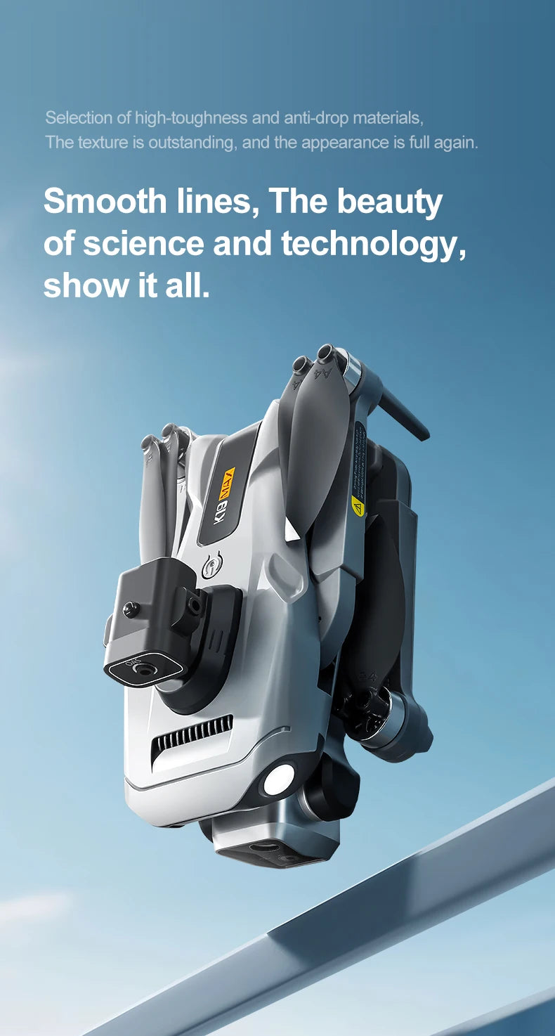 New K19 MAX GPS Drone Professional 8K Camera Aerial FPV Brush Avoiding Obstacle with Large Screen Remote Control Folding Drone