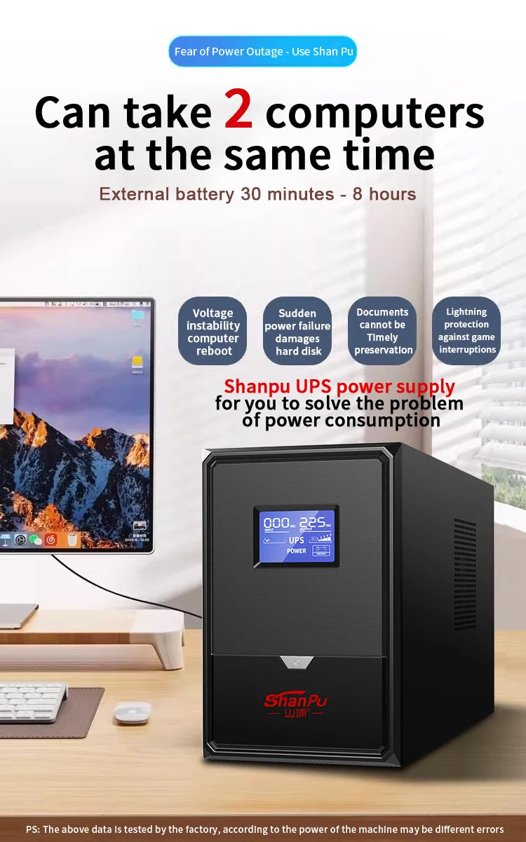 Uninterruptible Power Supply Extra Lasting Prolong Time Inside With Battery 5 Hours Backup Time Powering Security Camera Ups