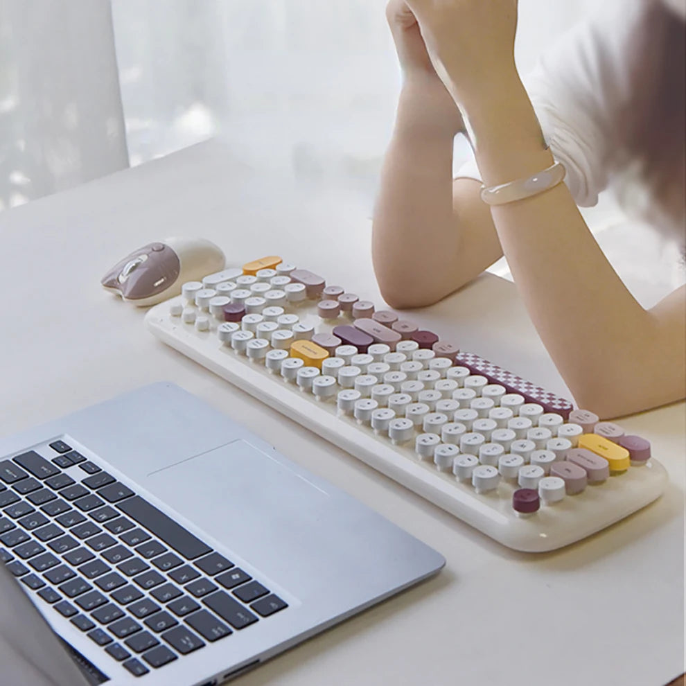 Mofii Wireless Keyboard And Mouse For PC 2.4Ghz Multi Device Keyboard Mouse Comb For Notebook Laptop Computer Keyboard Set