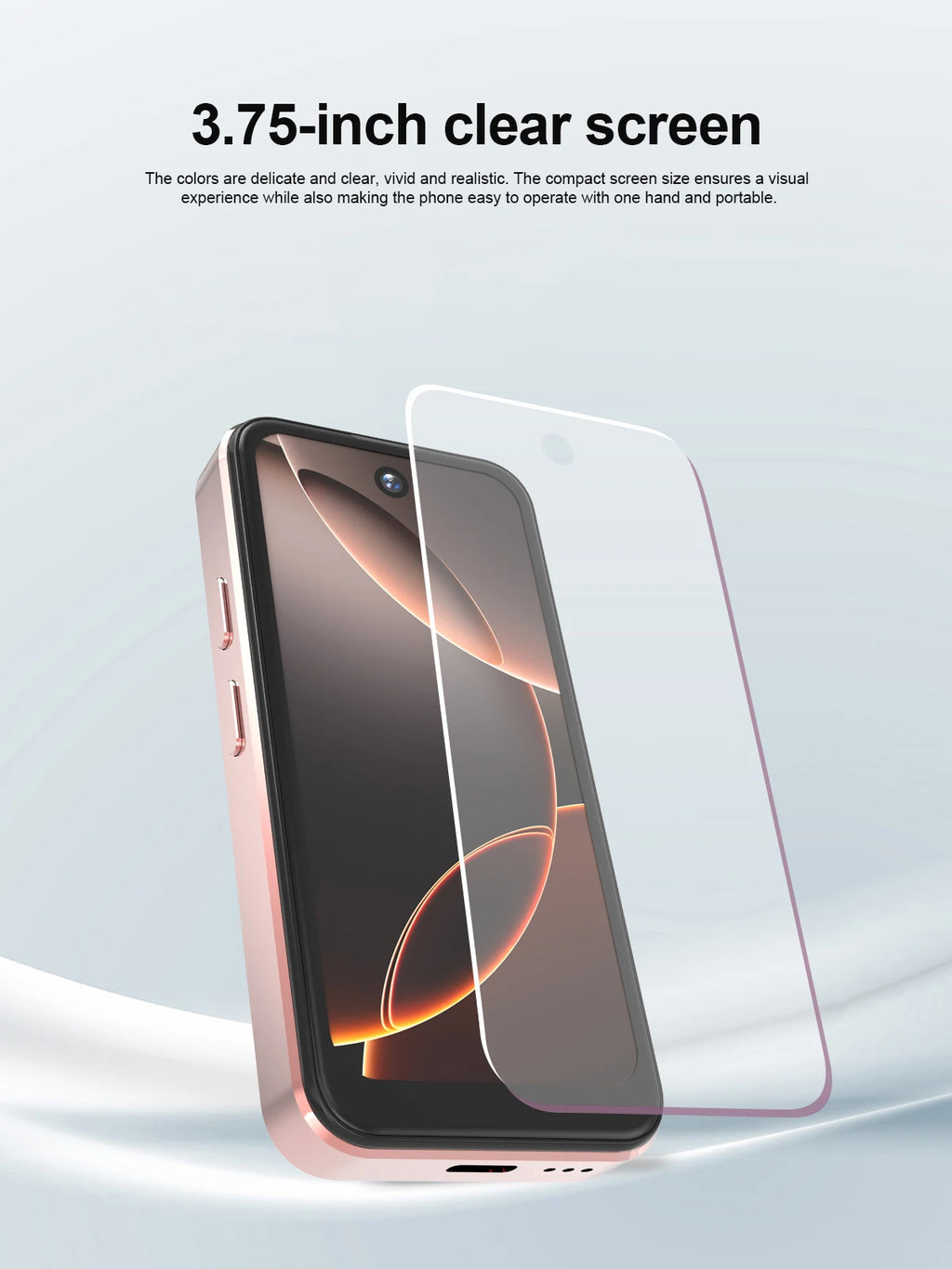 Fuffi XS16 Mini Phone 4G LTE Android10.0 Smartphone 4GB RAM 32GB ROM 4" Display 5MP Camera Dual SIM With Play Store WhatsAPP