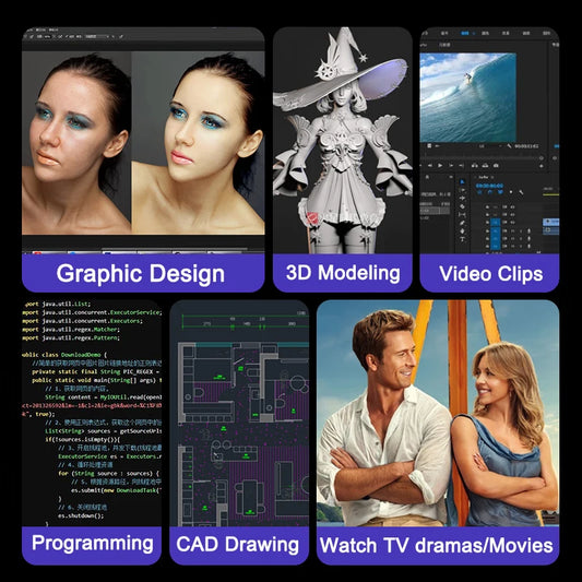 New Ultra Slim 15.6" Laptop N95 32GB RAM 2048GB SSD 7500mAh Battery  Notebook Gamer Office Study Computer PC Windows 11 Pro