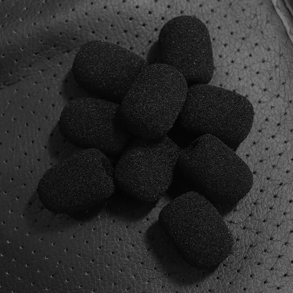 24Pack Mini Foam Windscreen Lapel Headset Microphone Sponge Mini Foam Cover Shield Protection for Lavalier and Lapel Mic