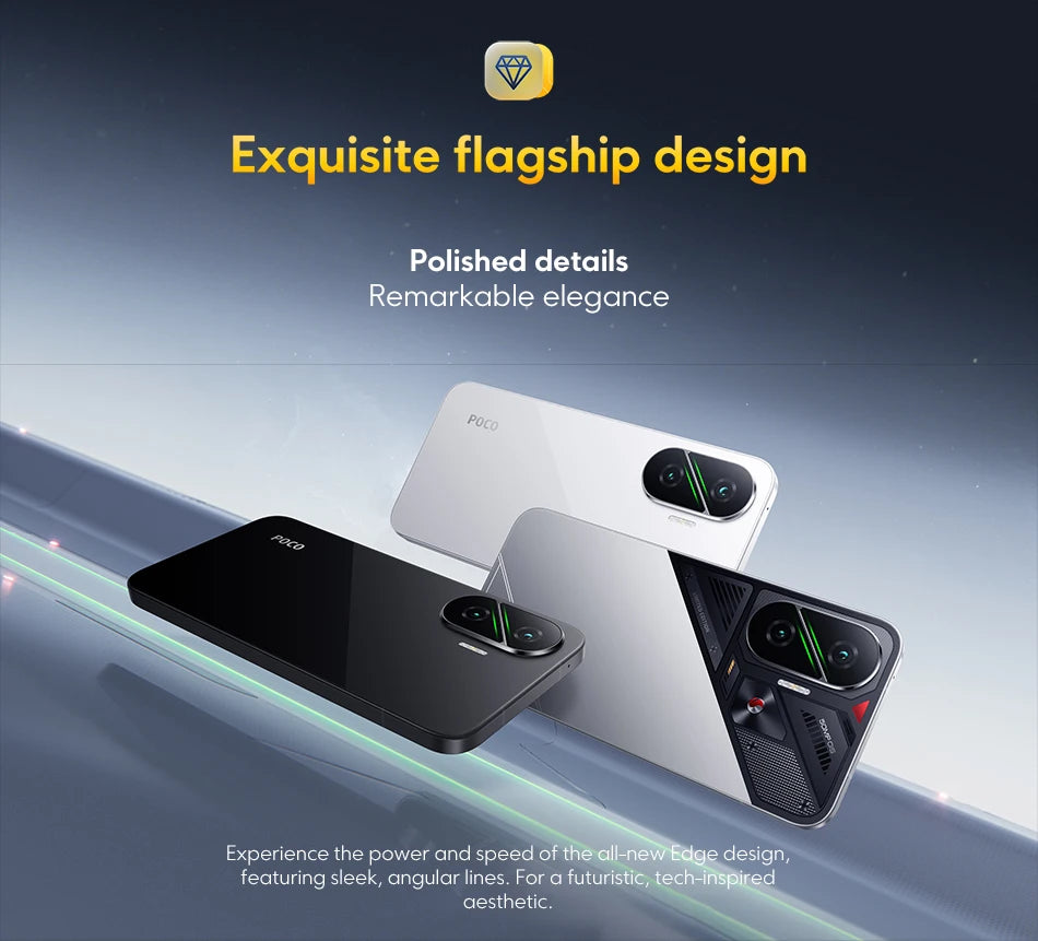 Newest POCO F7 Smartphone 256GB 512GB Snapdragon® 8s Gen 4 6.83" 1.5K AMOLED Display 6500mAh 50MP Main Camera With OlS lP68 NFC