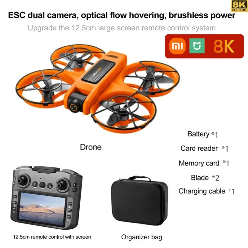 Xiaomi S156 Drone GPS 8K Professional HD 360° Dual Camera Screen Remote Control  Brushless Motors Obstacle Avoidance Quadcopter