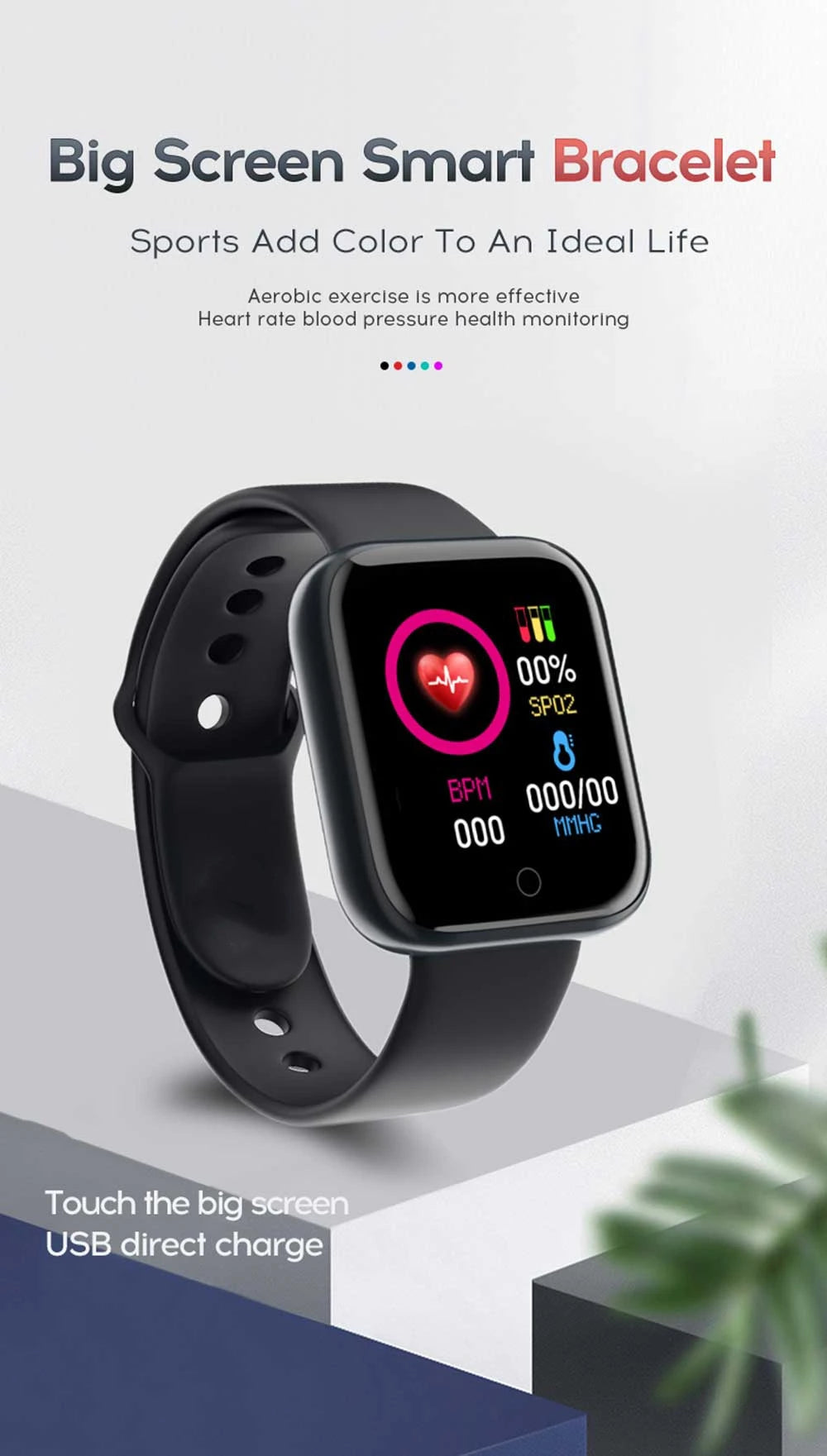 Y68 Smart Watch For Women Men Wristwatch bands BT Connected Phone Player Music Fitness Sport Bracelet Sleep Monitor d20 Watches