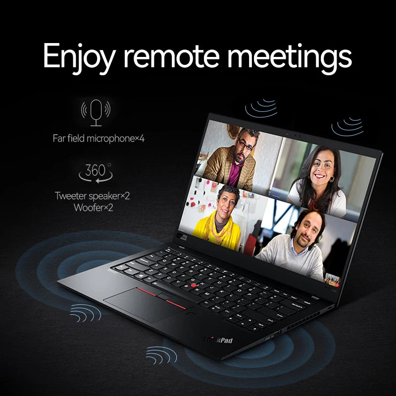 Lenovo Thinkpad X1C Carbon Business Laptop I7-10510U 16GB 512GB SSD 14 Inch IPS Screen Backlit High-end Thin and Light Ultrabook