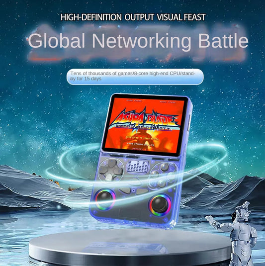 Portable Android Handheld Game Console Support Global Online PVP Play PSP & Nostalgic Retro Arcade Games