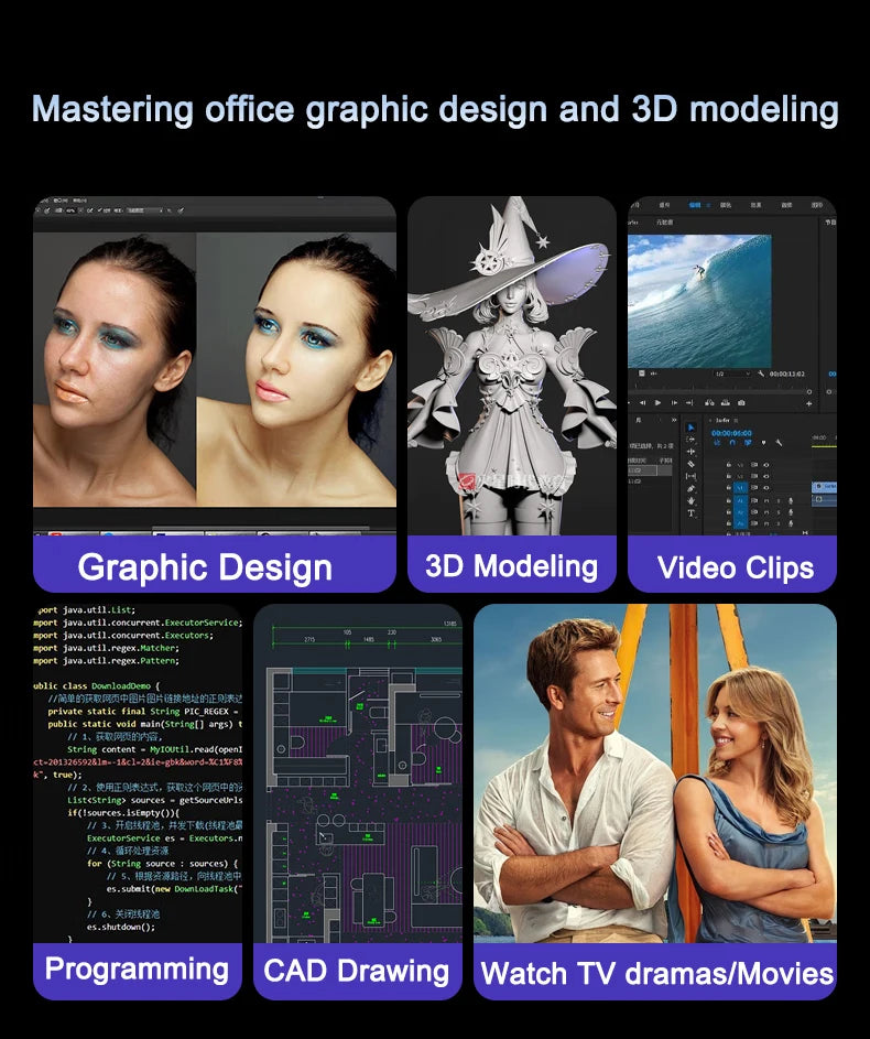 New Ultra Slim 15.6" Laptop N95 32GB RAM 2048GB SSD 7500mAh Battery  Notebook Gamer Office Study Computer PC Windows 11 Pro