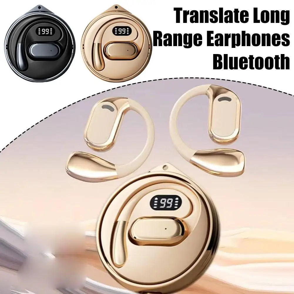 Translation Earbuds AI Language Translator Earbuds Real Time Translation 144 Languages for Travel Business Study Bluetooth 5.4