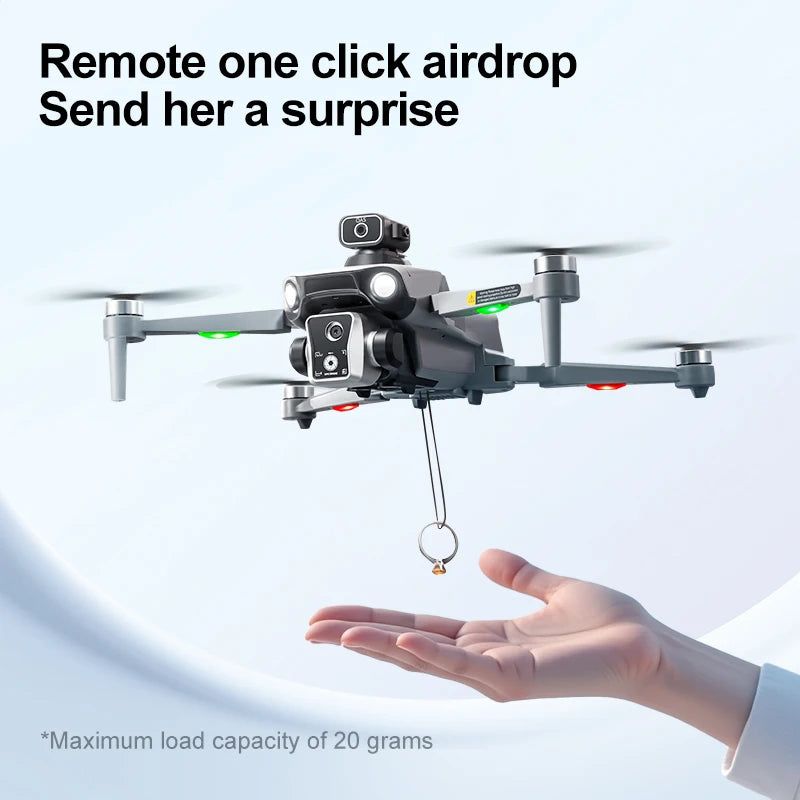 2025 K19 MAX GPS Drone Fishing Air Drop Automatic Turnaround 5G Screen Obstacle Avoidance Drone Professional Camera FPV Dron