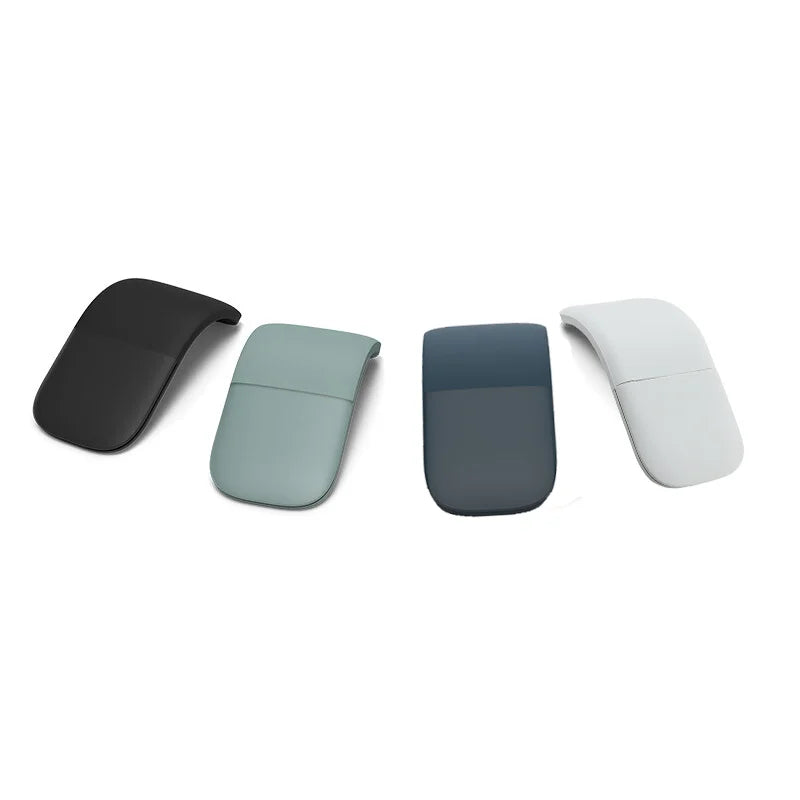 Bluetooth 4.0 Wireless Silent Arc Touch Mouse With Bag Foldable Ultra Thin Gaming Mouse For Microsoft Laptop