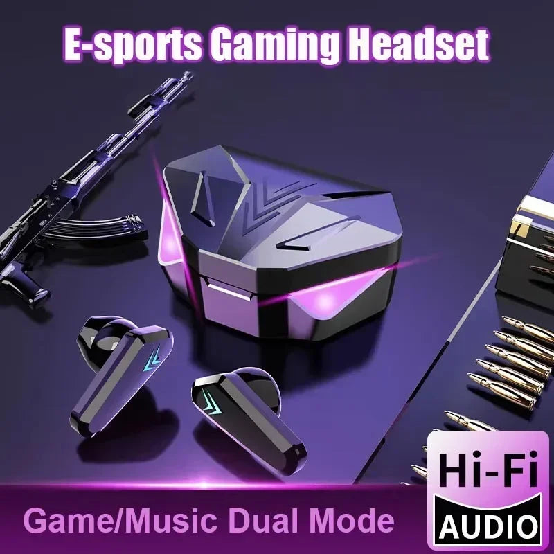 NEW X15 TWS Earphones Bluetooth Wireless Gamer Headphones 65ms Low Latency Earbuds  Headset Gamer