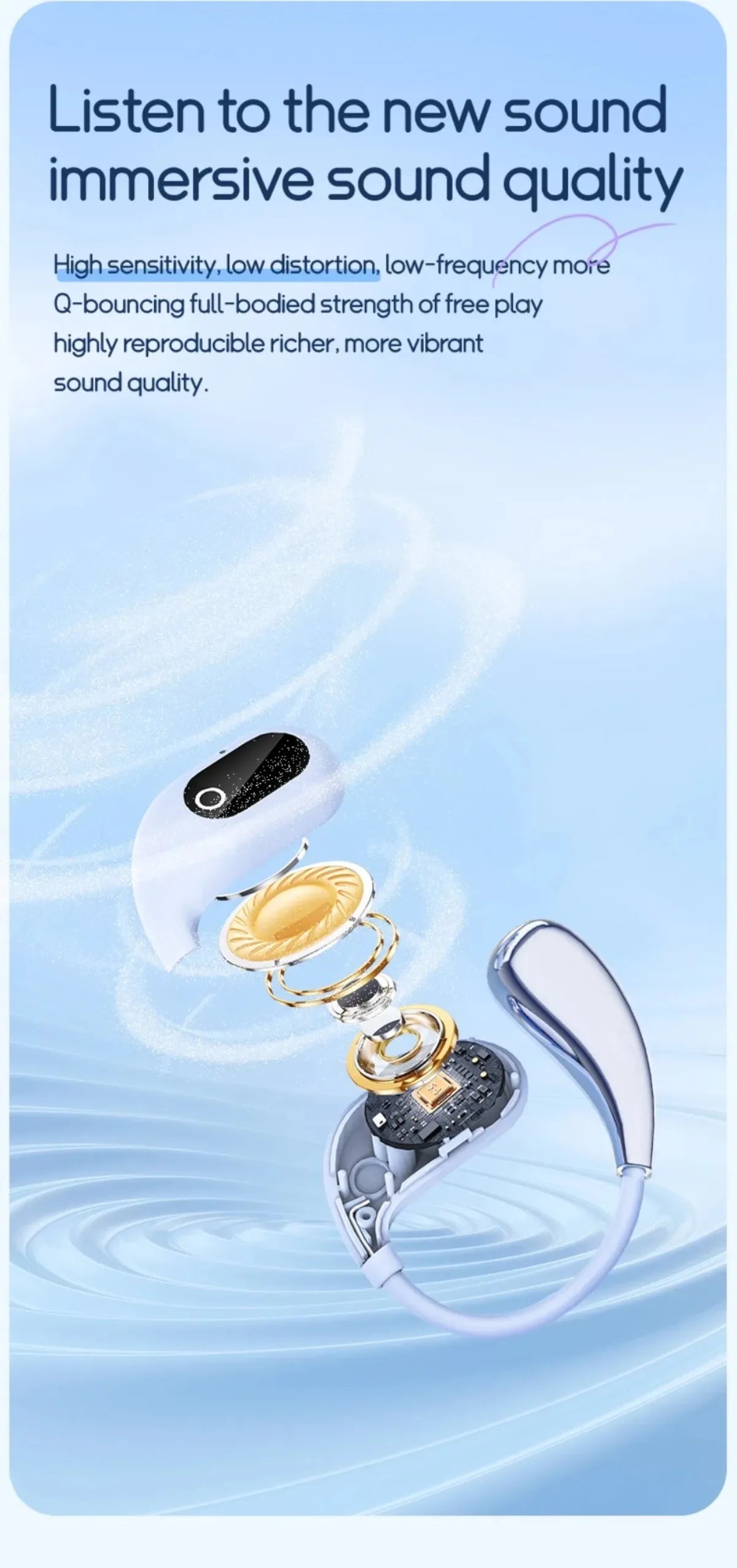 Real Time Translation Headphones 144 Languages Translator Earphones Wireless Bluetooth 5.4 Headsets for Business Office Travel