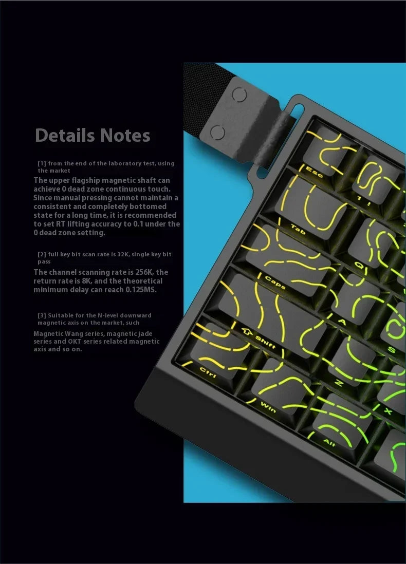 IROK Carotmas Mercury68 Max mars68 pro Mercury 68 Gaming Magnetic Mechanical Keyboard Rapid Trigge 0.001 8K Wired Gamer Keyboard
