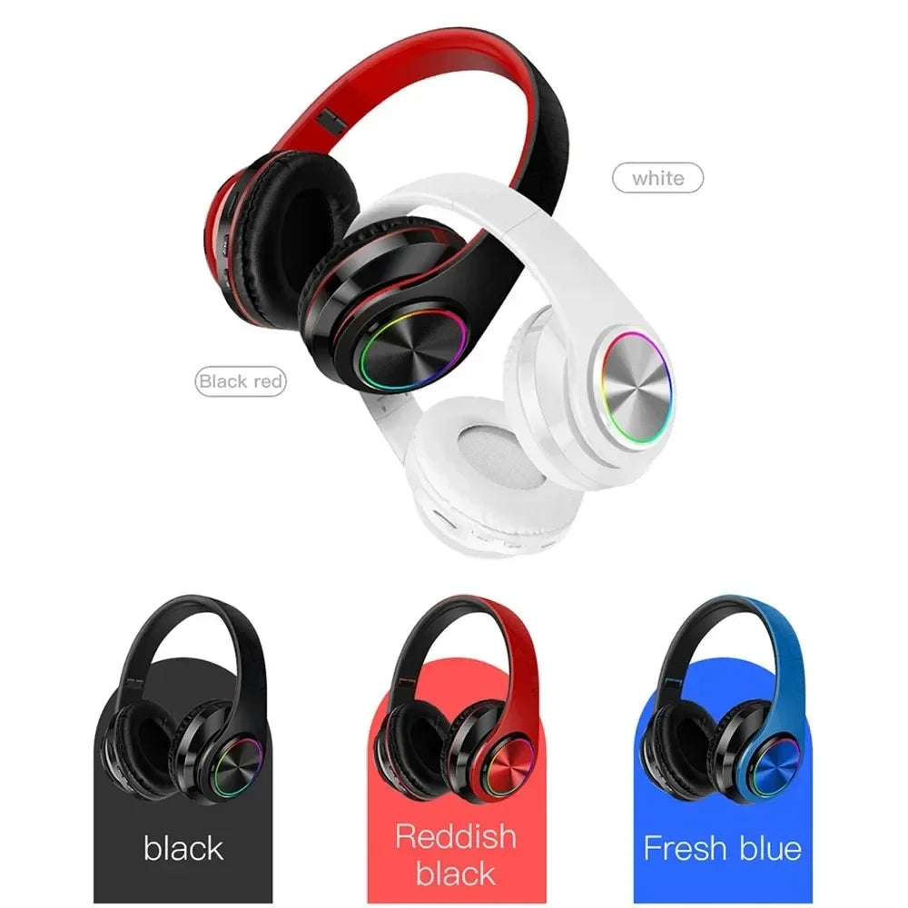 XIAOMI Bluetooth Headset Wireless Headphones Foldable HiFi Stereo Earphone With Mic Support SD Card FM For Xiaomi Iphone