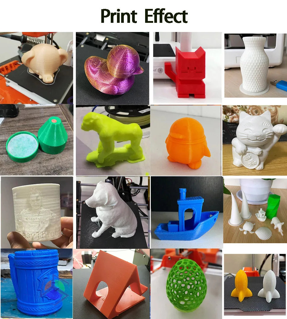 EasyThreed 3D Printer  Entry Level  Compatible with PLA TPU 1.75mm Filament  include Power Adaptor.