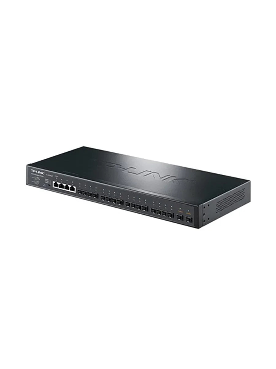 TP-LINK Full Gigabit Web Network Management Switch TL-SG2422F 18 Gigabit SFP ports 4 10/100/1000Base-T RJ45 ports VLAN QoS
