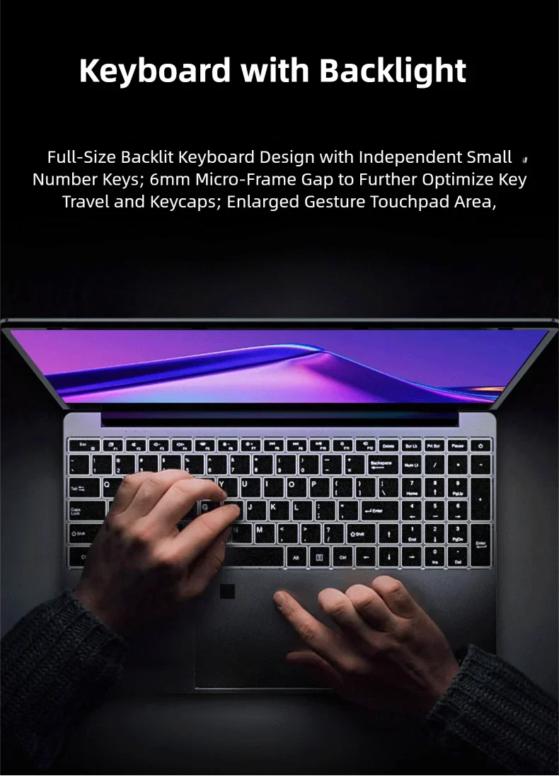 15.6" intel N5095 gaming laptops portable notebook computer pc core i5 i7 16GB DDR4 1TB SSD IPS Windows11 Backlit Keyboard deals