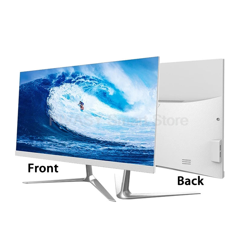 All-in-One Desktop PC SSD Quickly Boot 3mm Bezel Big Screen Ratio 1080P WiFi Multi-Tasking for Office Education Studio Business