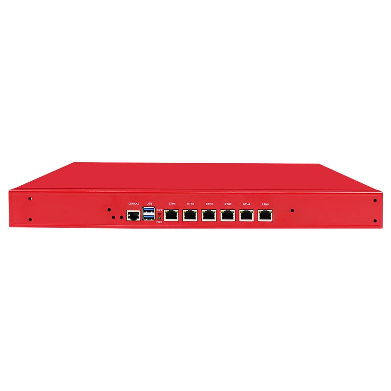J4125 Celeron quad-core 6 network port 1U rack-mounted industrial computer firewall N5105 server 11th generation multi-network