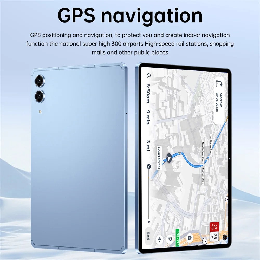 2025 Pad 7s Pro Tablet 10.1 inch Android 15 16GB+1TB 10000mAh Battery Tablets PC Global Version 5G WIFI Dual SIM Tab For Kids