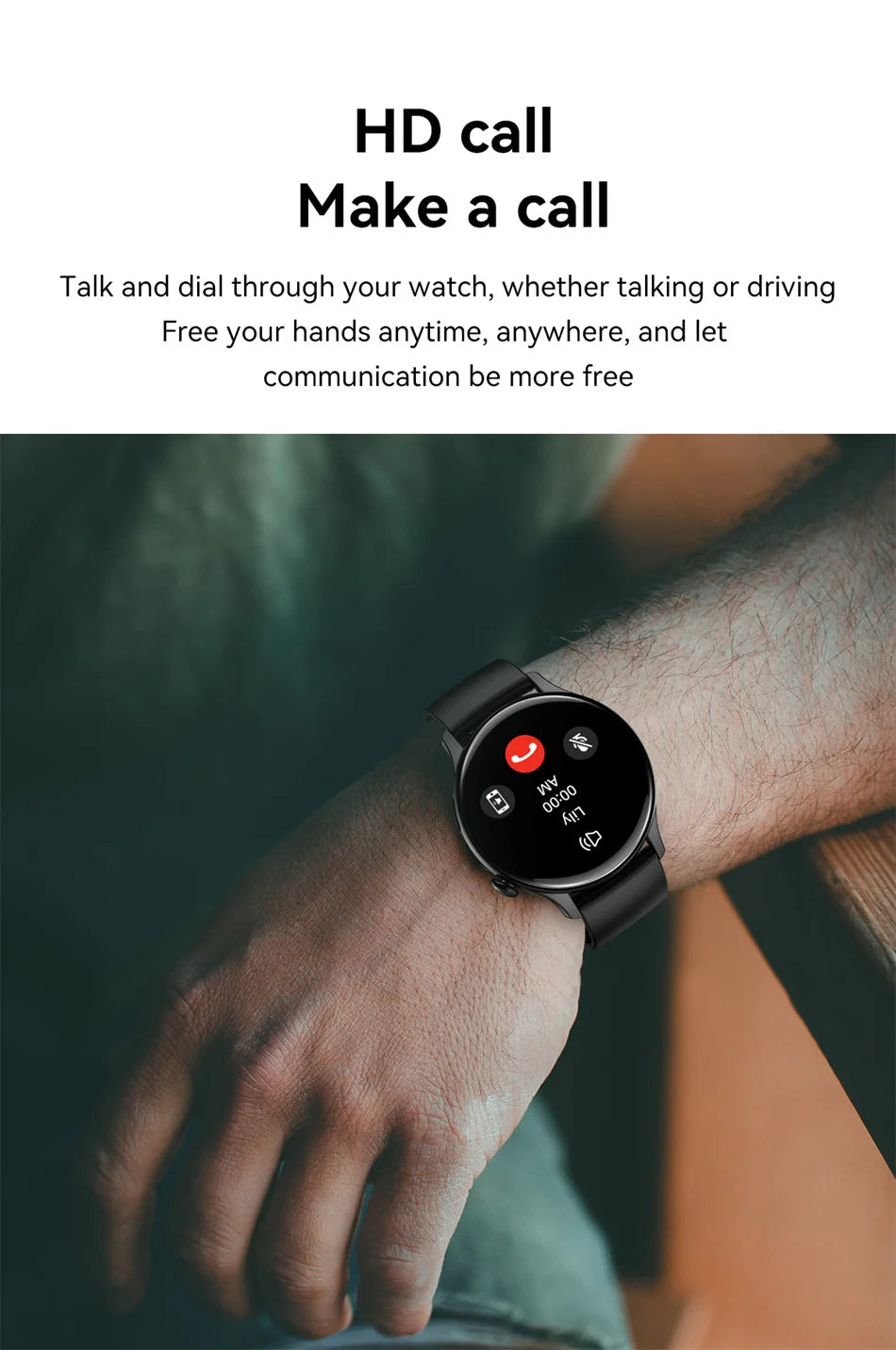 2025 Xiaomi New Real AMOLED HD Smartwatch Ladies Health Monitoring AI Voice Bluetooth Call Smart Watch