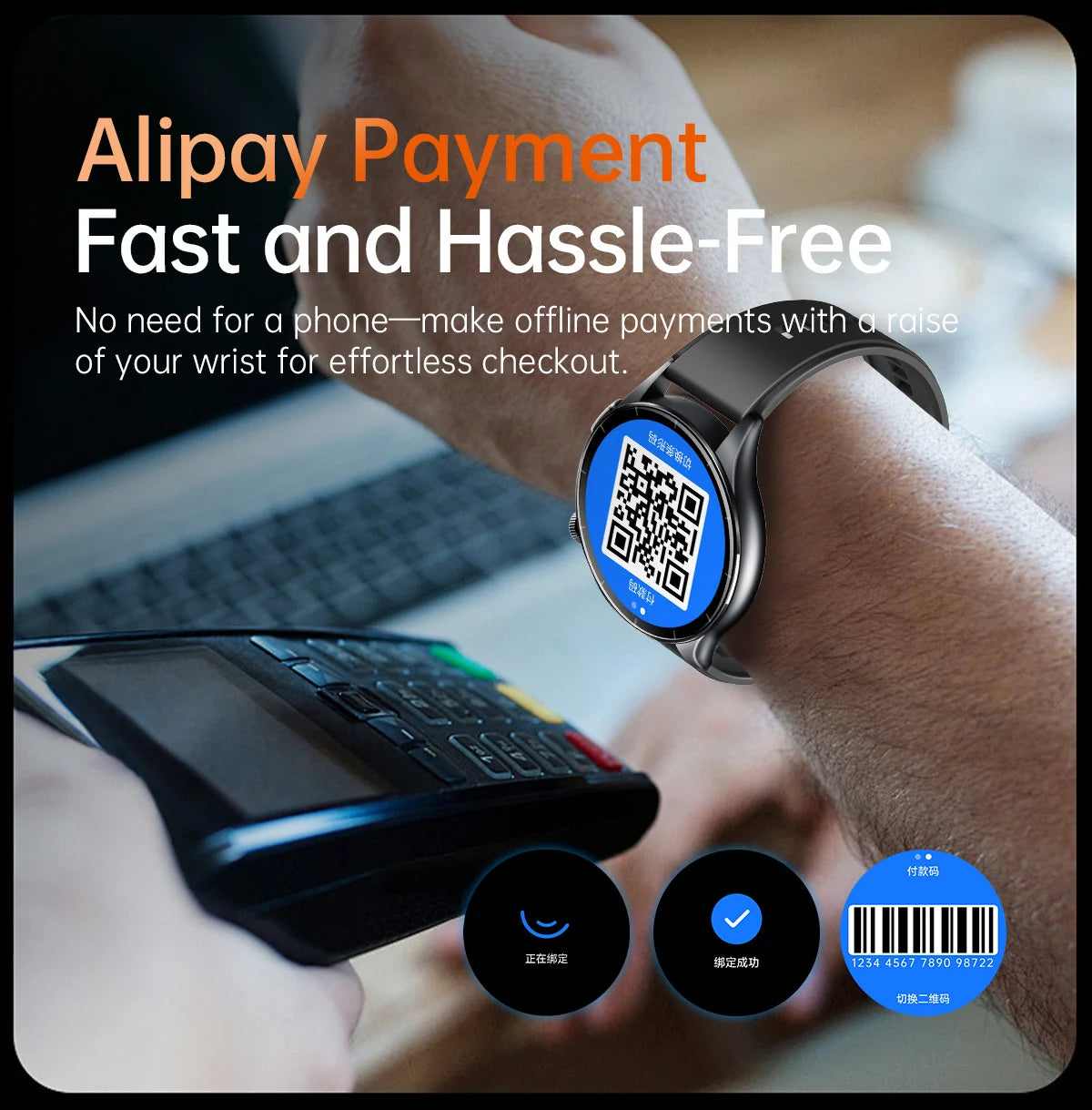 2025 New NFC  Health MonitorUric Acid Blood Pressure Blood oxygen Body Analysis Smart Watch ECG+PPG Clock Smartwatch Men lady