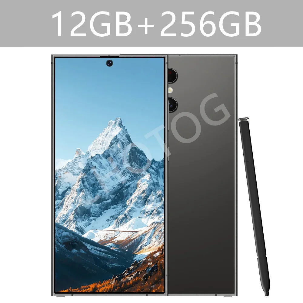 2025 Tablet 7.3 inch 16GB+1TB 4K 7800mAh Snapdragon Dual SIM GPS Tablets Panle For S24 Ultra Smartphone 5G Kids Tab PC Android