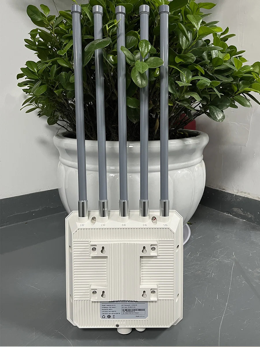 2025 Best 3000Mbps WiFi 6 Wireless Outdoor Access Point Long Range Wifi AP With Dual Band PoE Waterproof Wifi Extender Repeater