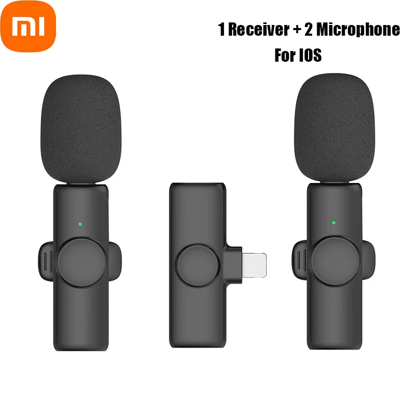 Xiaomi Wireless Lavalier Professional  Microphone for iPhone iPad Laptop Android  Gaming Video Recording Interview Business Mic