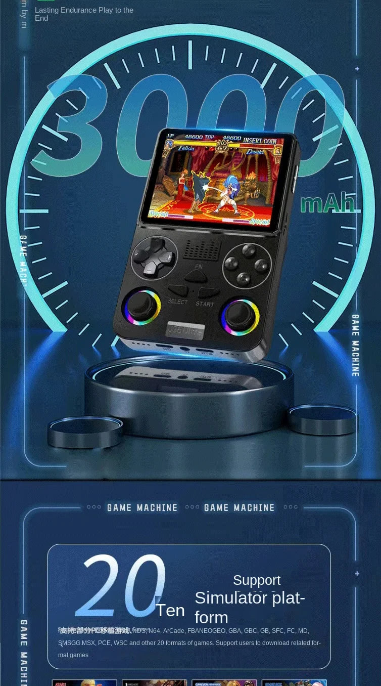 Portable Android Handheld Game Console Support Global Online PVP Play PSP & Nostalgic Retro Arcade Games