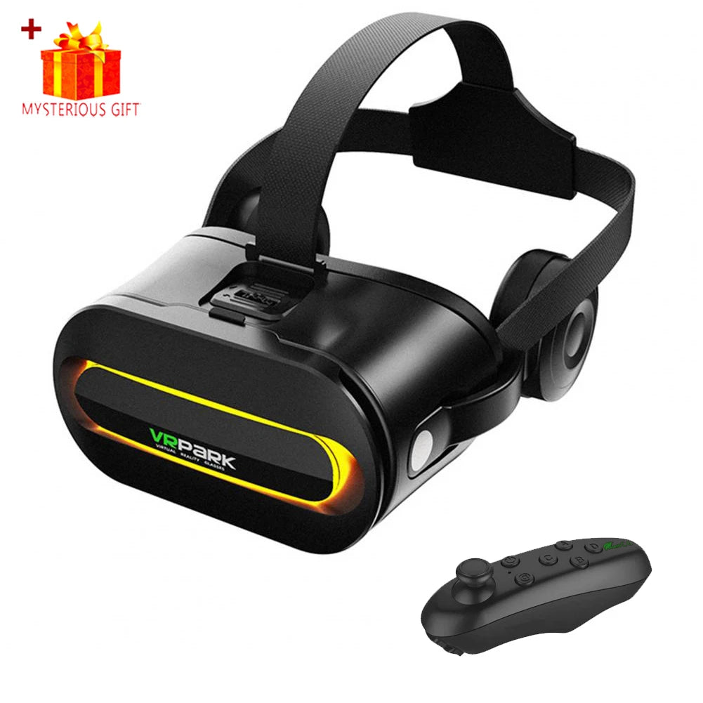 Smart Phone VR Glasses Virtual Reality Headset Bluetooth 3D Devices Headphones Helmet Goggles Lenses Smartphone Mobile Cell Viar