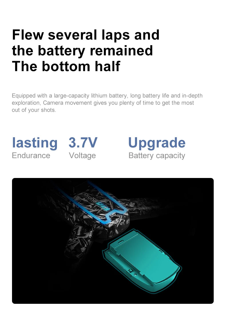 New D13 Drone 4K Professional Three HD Camera with Large Screen 5G WIFI FPV Dron Brushless Optical Flow Hover Folding Quadcopter