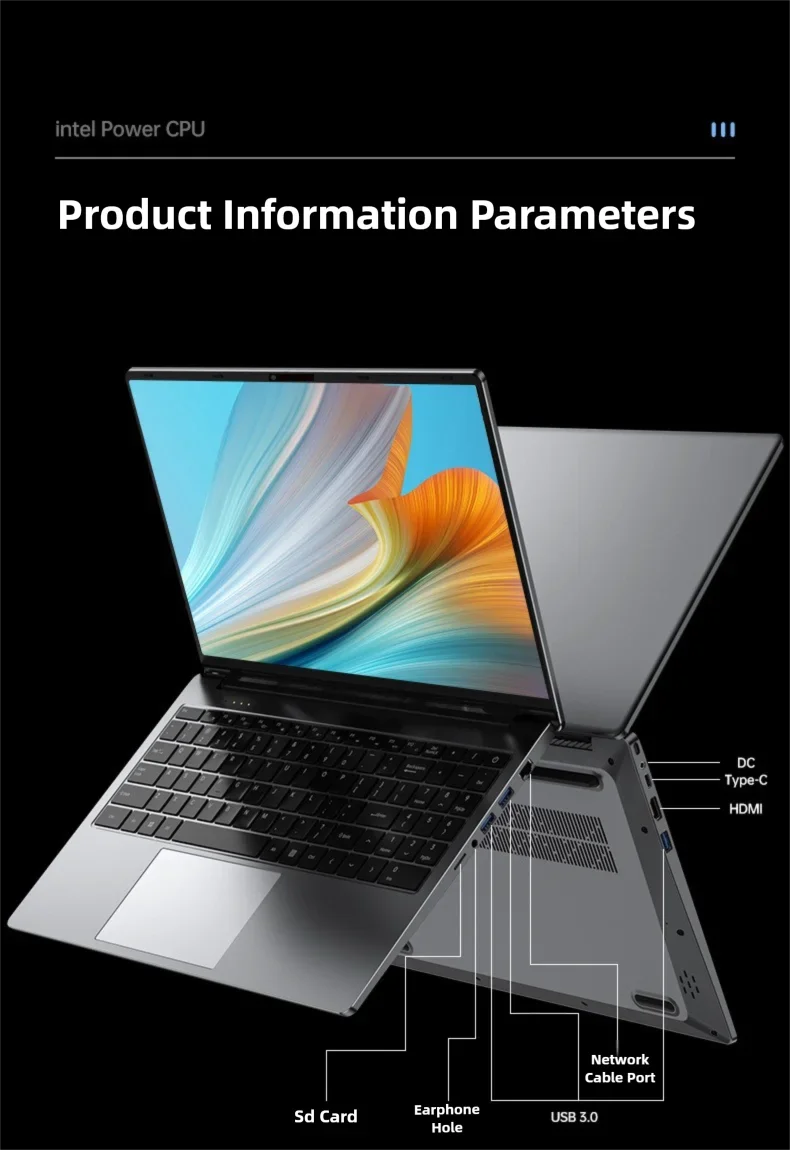 2025 12th Gen Intel Gaming Laptop 15.6" IPS HD Screen 16GB/32GB RAM NVMe PCI-e SSD NVIDIA GTX 1060 6GB GDDR5  Windows 11 Pro